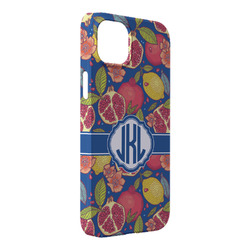 Pomegranates & Lemons iPhone Case - Plastic - iPhone 14 Plus (Personalized)