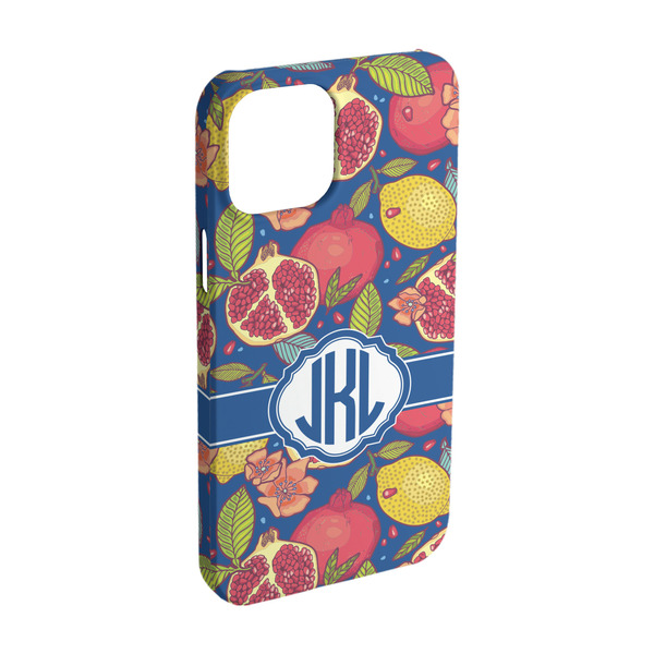 Custom Pomegranates & Lemons iPhone Case - Plastic - iPhone 15 (Personalized)