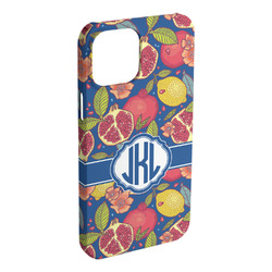 Pomegranates & Lemons iPhone Case - Plastic - iPhone 15 Plus (Personalized)