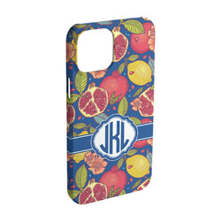 Pomegranates & Lemons iPhone Case - Plastic - iPhone 15 Pro (Personalized)
