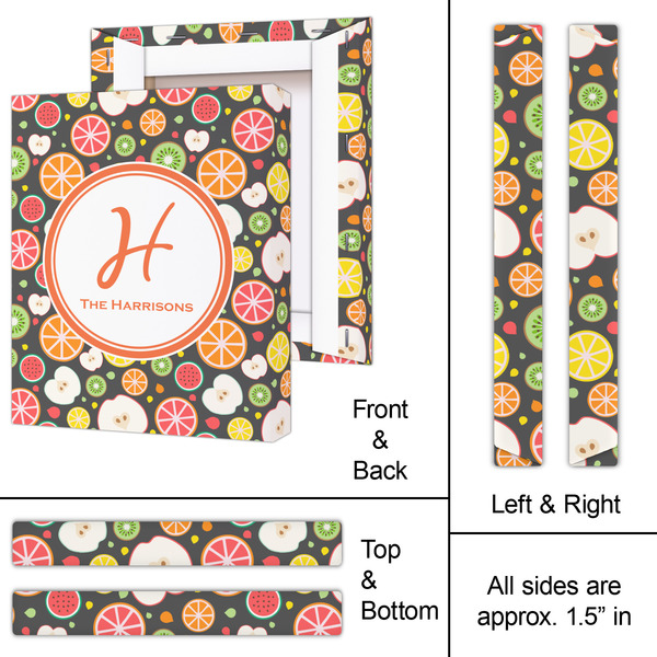 Apples & Oranges 11x14 - Canvas Print - Approval