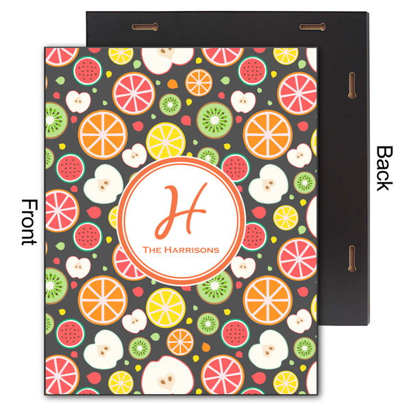 Apples & Oranges 11x14 Wood Print - Front & Back View