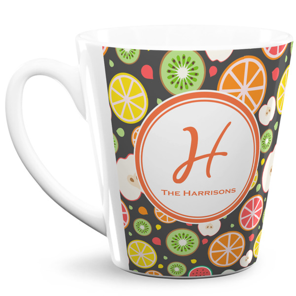 Custom Apples & Oranges 12 Oz Latte Mug (Personalized)