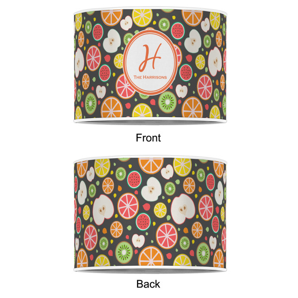 Apples & Oranges 16" Drum Lampshade - APPROVAL (Poly Film)