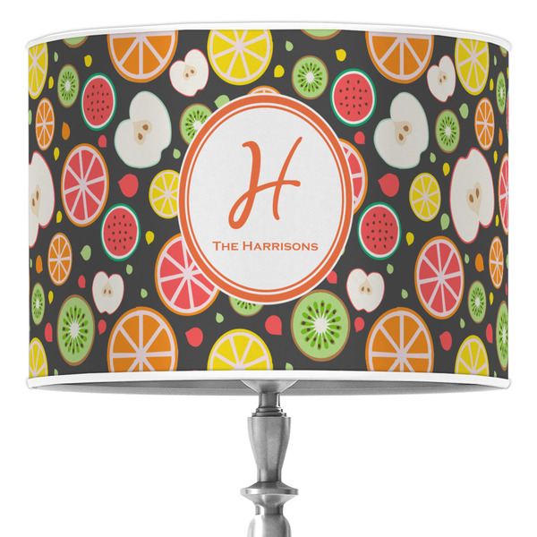 Custom Apples & Oranges Drum Lamp Shade (Personalized)