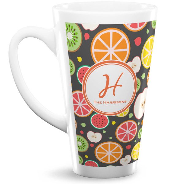 Custom Apples & Oranges Latte Mug (Personalized)