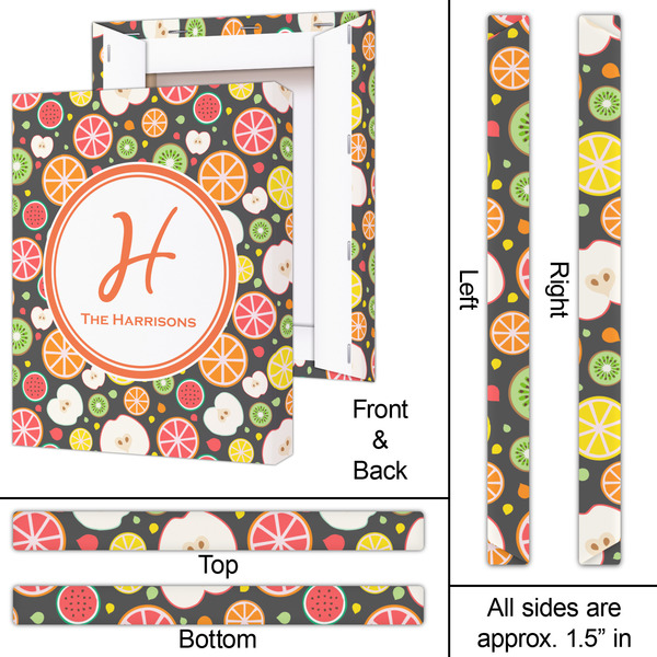 Apples & Oranges 16x20 - Canvas Print - Approval