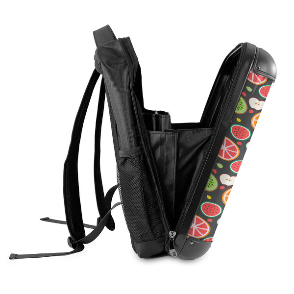 Apples & Oranges 18" Hard Shell Backpacks - SIDE OPEN