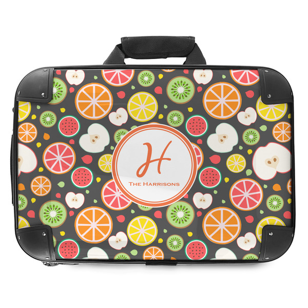 Custom Apples & Oranges Hard Shell Briefcase - 18" (Personalized)