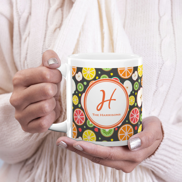 Apples & Oranges 20oz Coffee Mug - LIFESTYLE