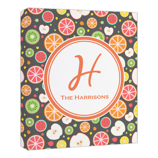 Custom Apples & Oranges Canvas Print - 20x24 (Personalized)