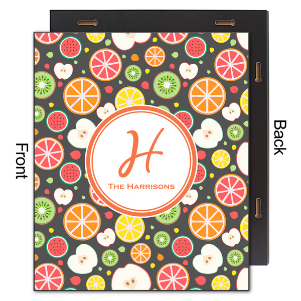 Apples & Oranges 20x24 Wood Print - Front & Back View