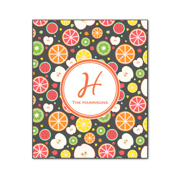Custom Apples & Oranges Wood Print - 20x24 (Personalized)