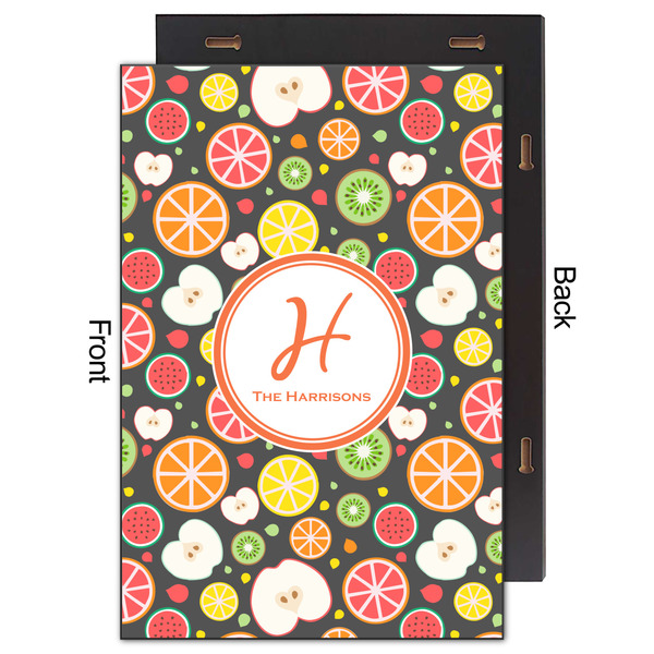 Apples & Oranges 20x30 Wood Print - Front & Back View