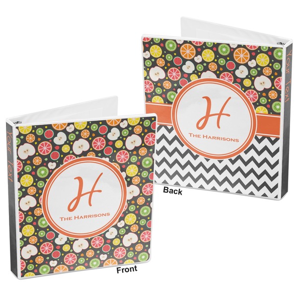 Apples & Oranges 3-Ring Binder Front and Back