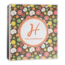 Apples & Oranges 3-Ring Binder (Personalized)