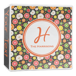 Apples & Oranges 3-Ring Binder - 2 inch (Personalized)