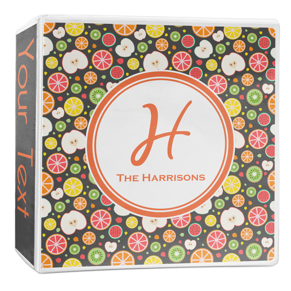 Custom Apples & Oranges 3-Ring Binder - 2 inch (Personalized)