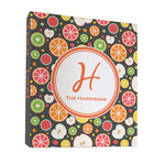 Apples & Oranges 3 Ring Binder - Full Wrap - 1" (Personalized)