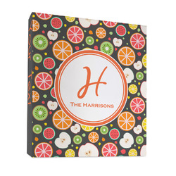 Apples & Oranges 3 Ring Binder - Full Wrap - 1" (Personalized)
