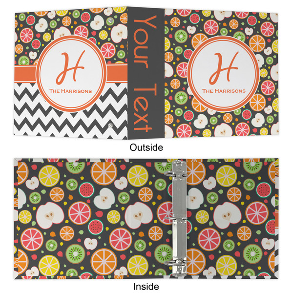 Apples & Oranges 3 Ring Binders - Full Wrap - 2" - APPROVAL