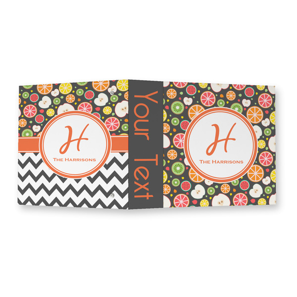Apples & Oranges 3 Ring Binders - Full Wrap - 2" - OPEN OUTSIDE