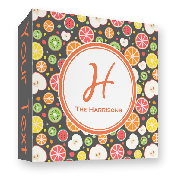 Apples & Oranges 3 Ring Binders - Full Wrap - 3" - FRONT