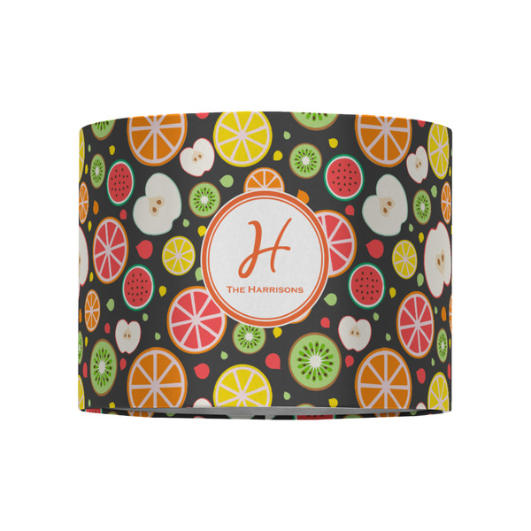 Apples & Oranges 8" Drum Lampshade - FRONT (Fabric)