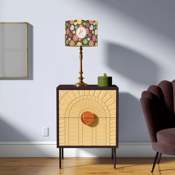 Apples & Oranges 8" Drum Lampshade - LIFESTYLE
