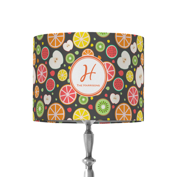 Custom Apples & Oranges 8" Drum Lamp Shade - Fabric (Personalized)