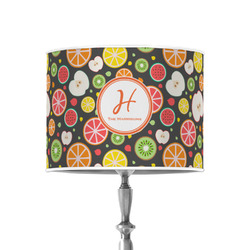 Apples & Oranges 8" Drum Lamp Shade - Poly-film (Personalized)