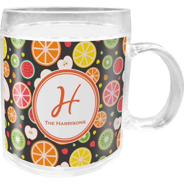Custom Apples & Oranges Acrylic Kids Mug (Personalized)