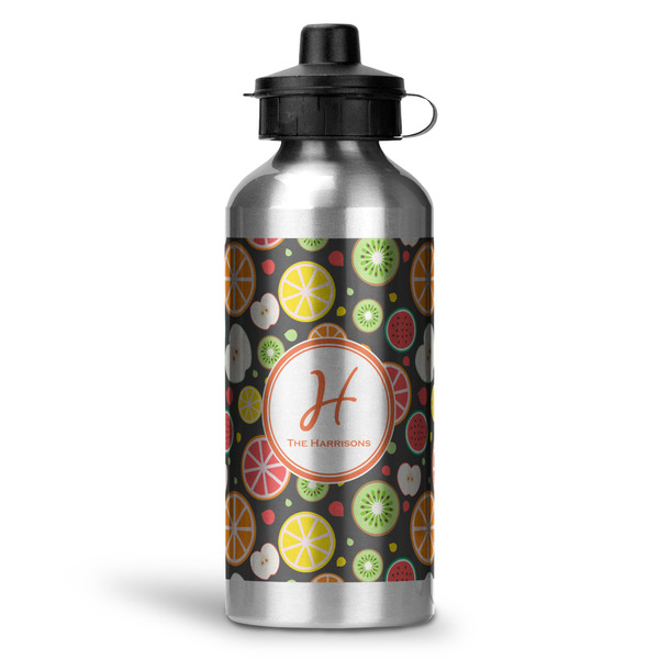 Custom Apples & Oranges Water Bottles - 20 oz - Aluminum (Personalized)