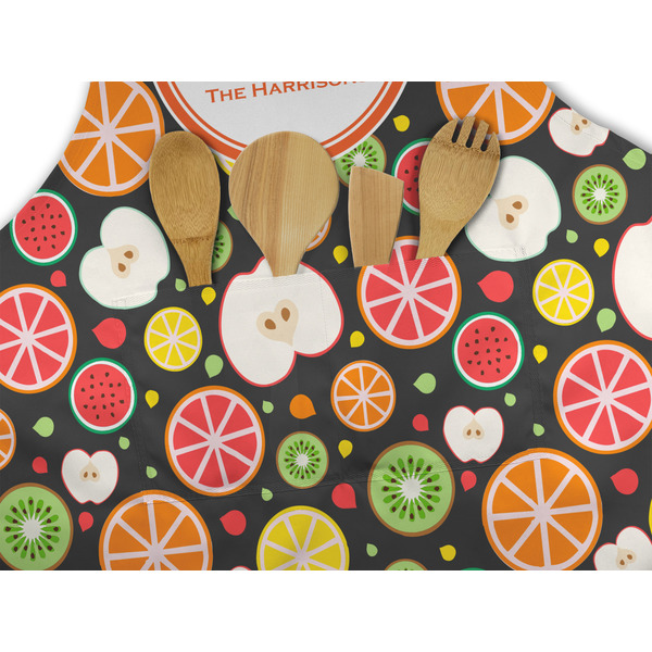 Apples & Oranges Apron - Pocket Detail with Props