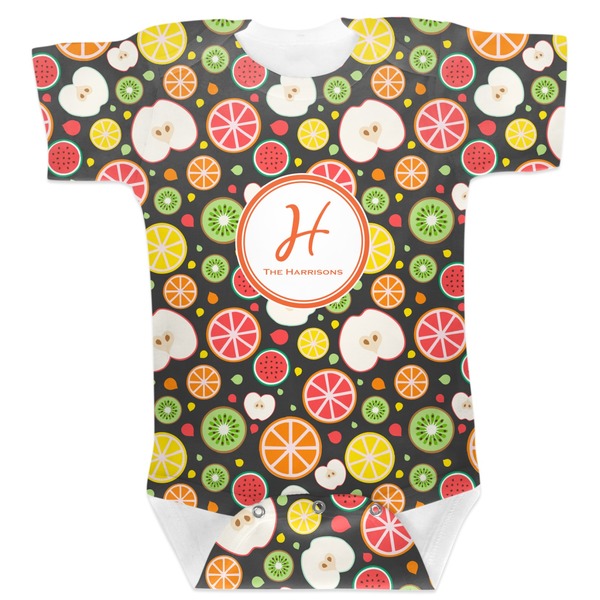 Custom Apples & Oranges Baby Bodysuit 6-12 (Personalized)