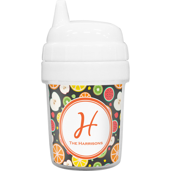 Custom Apples & Oranges Baby Sippy Cup (Personalized)