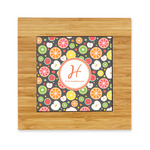 Apples & Oranges Bamboo Trivet with Ceramic Tile Insert (Personalized)