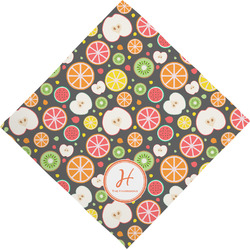 Apples & Oranges Dog Bandana Scarf w/ Name and Initial