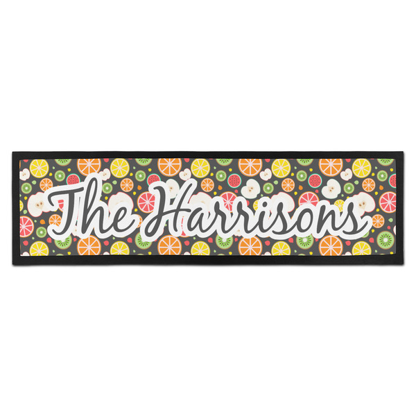 Custom Apples & Oranges Bar Mat - Large (Personalized)