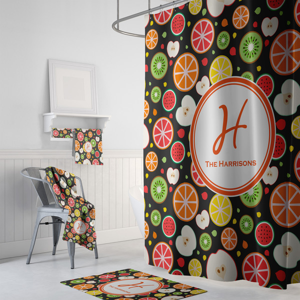 Apples & Oranges Bath Towel Sets - 3-piece - In Context