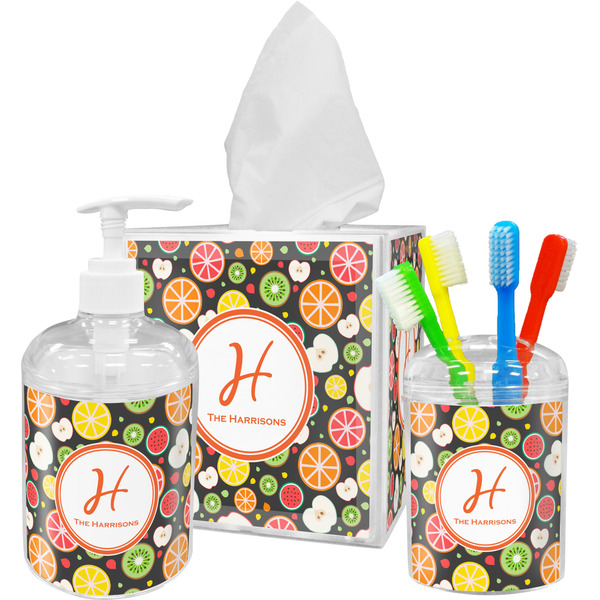 Apples & Oranges Bathroom Accessories Set (Personalized)