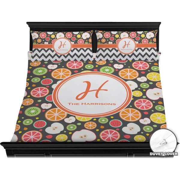 Apples & Oranges Bedding Set (King) - Duvet