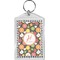 Apples & Oranges Bling Keychain (Personalized)
