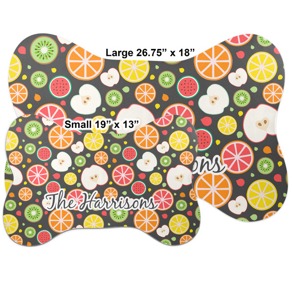 Apples & Oranges Bone Shaped Mat Comparison