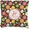 Apples & Oranges Faux-Linen Throw Pillow 18" (Personalized)