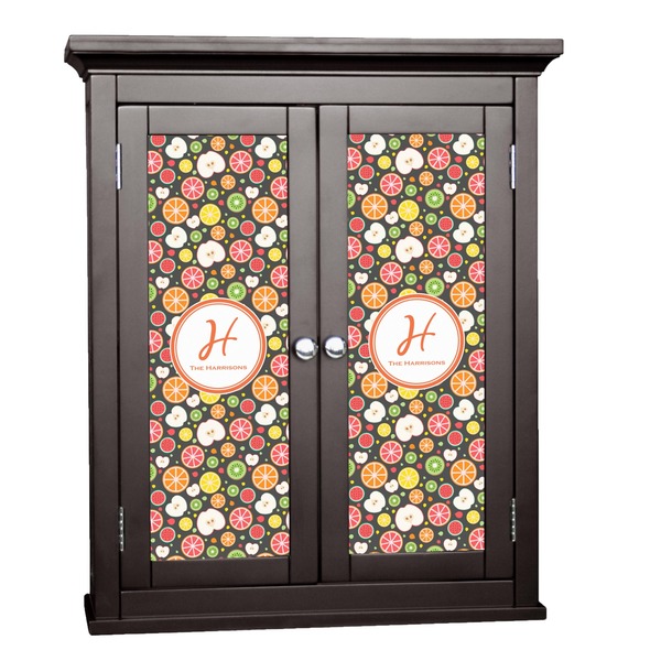 Custom Apples & Oranges Cabinet Decal - Small (Personalized)