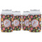 Apples & Oranges Can Cooler (12 oz) - Set of 4 w/ Name and Initial