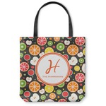 Apples & Oranges Canvas Tote Bag - Large - 18"x18" (Personalized)