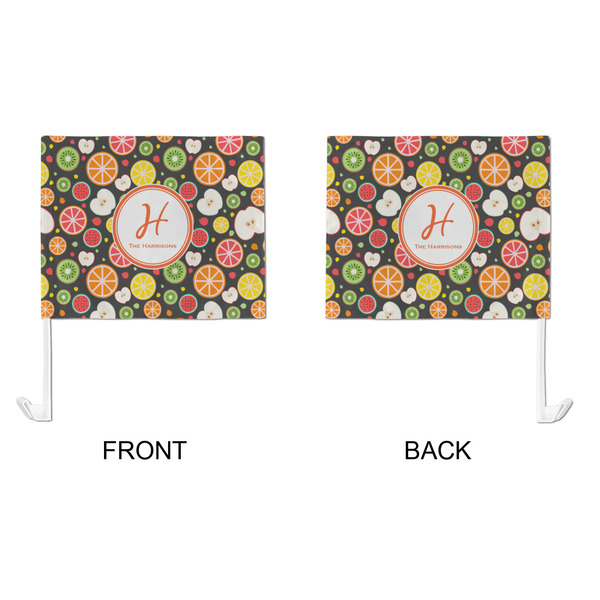 Apples & Oranges Car Flag - Large - APPROVAL