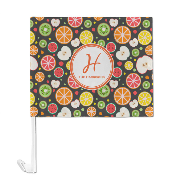 Apples & Oranges Car Flag - Large - FRONT